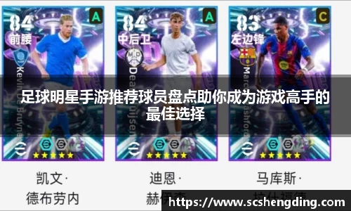 足球明星手游推荐球员盘点助你成为游戏高手的最佳选择